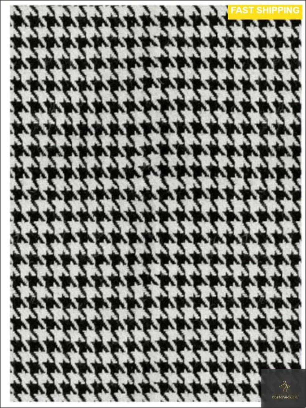 Men's Houndstooth Blazer Slim Fit One Button Sport Coat Wedding Prom